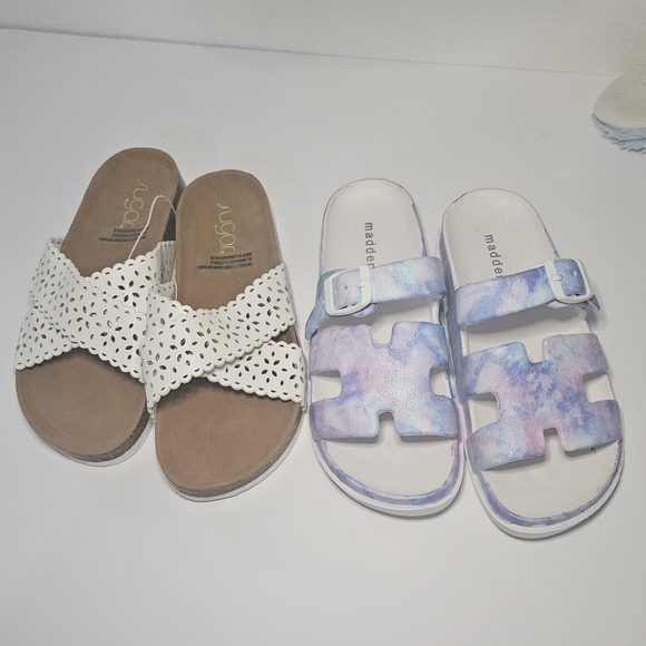 Madden Girl Other - Madden Girl And Sugar Girl Shoes Sandals  2 Pair Size 2 NWOT Comfy Cute Kids